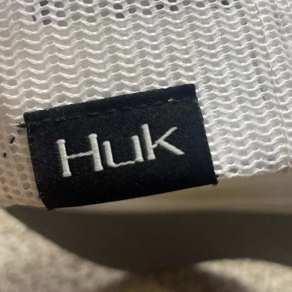 COPY - Huk hat men’s OSFA gray camouflage hydro SnapBack Trucker cap - Picture 6 of 10